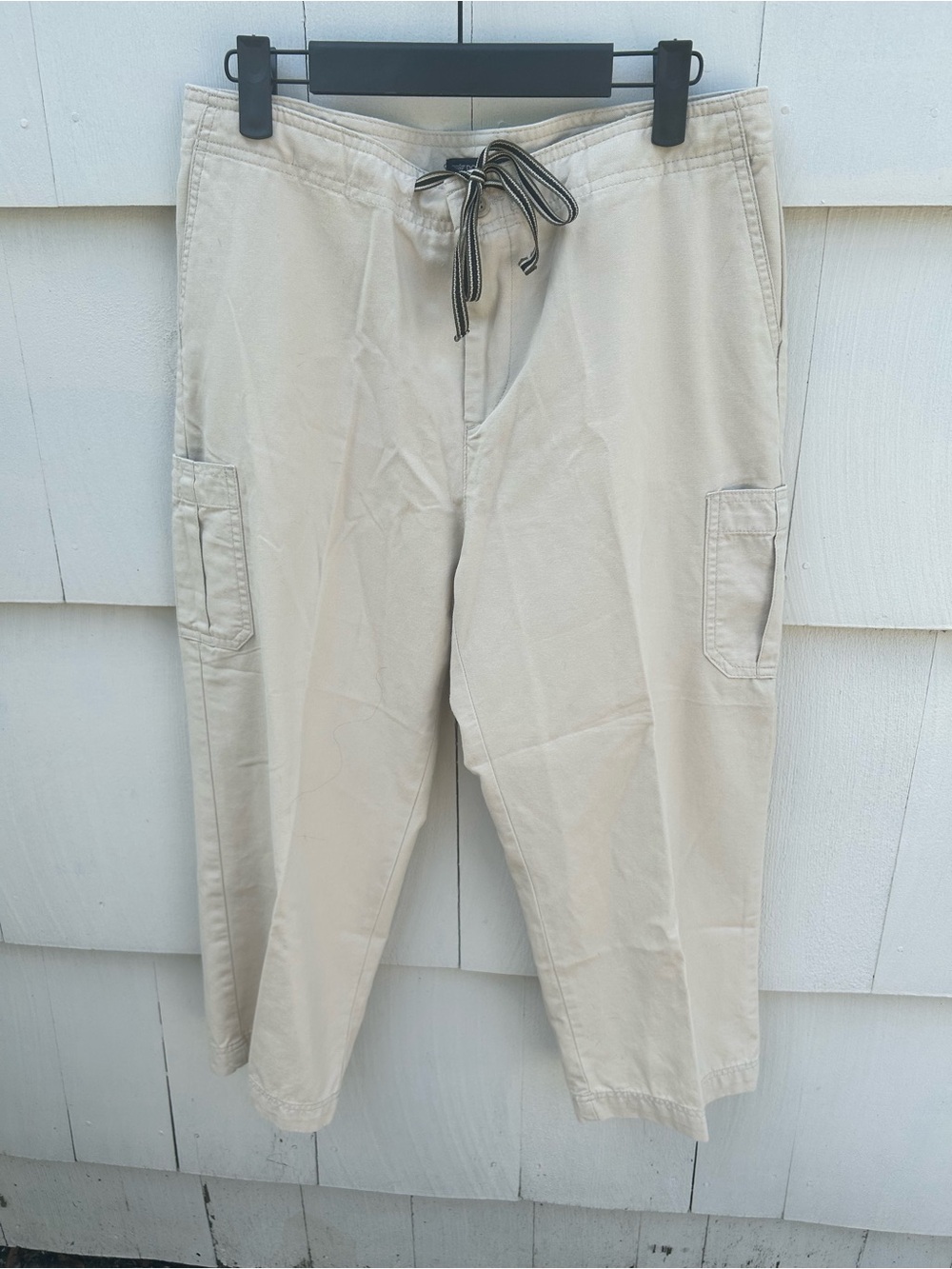 Woman’s Dockers Drawstring Cargo Pants - Beige